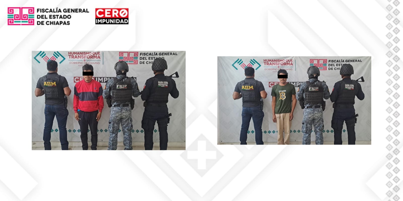 FGE obtiene la vinculación a proceso contra presuntos responsables de robo con violencia agravada