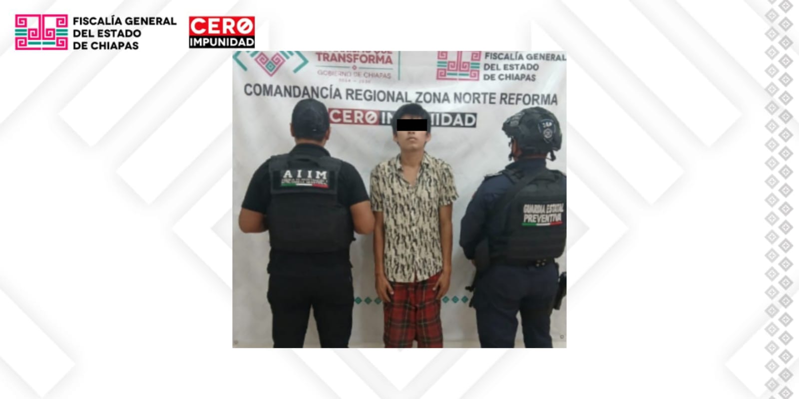 FGE obtiene la vinculación a proceso contra presunto responsable de robo con violencia agravada