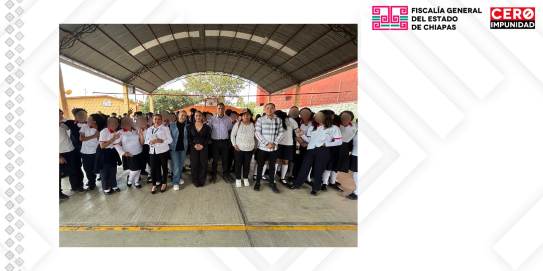 En Comitán, la Fiscalía de Derechos Humanos y Centra imparten pláticas a jóvenes de telesecundaria