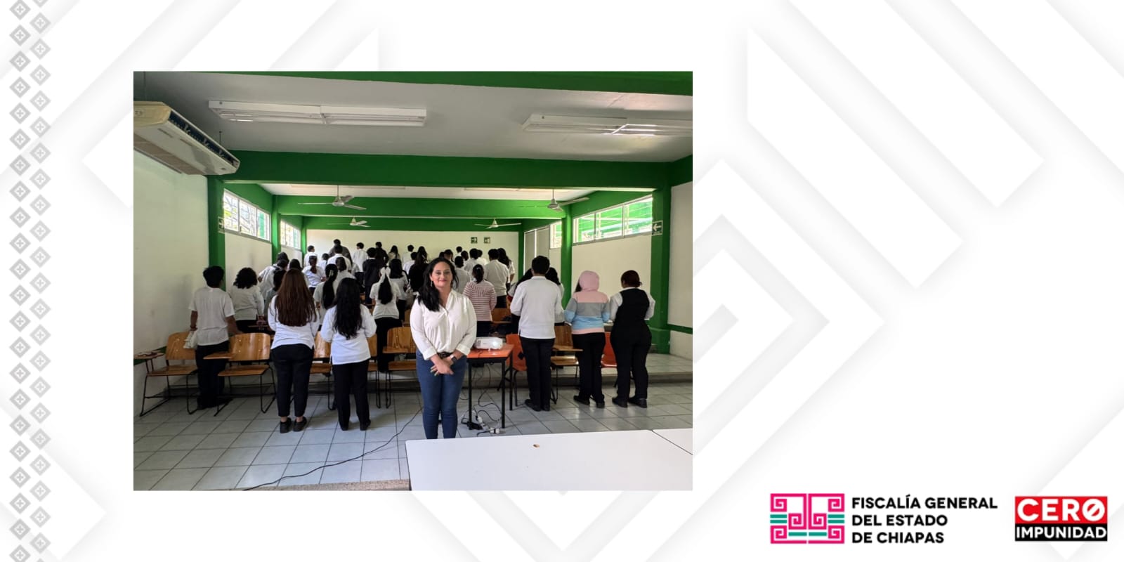 Fiscalía de Derechos Humanos capacita a estudiantes del Conalep sobre la prevención de conductas autodestructivas
