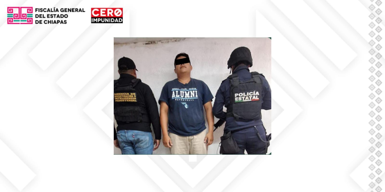 La FGE y SSP aprehenden a presunto responsable de violencia familiar agravada y equiparada